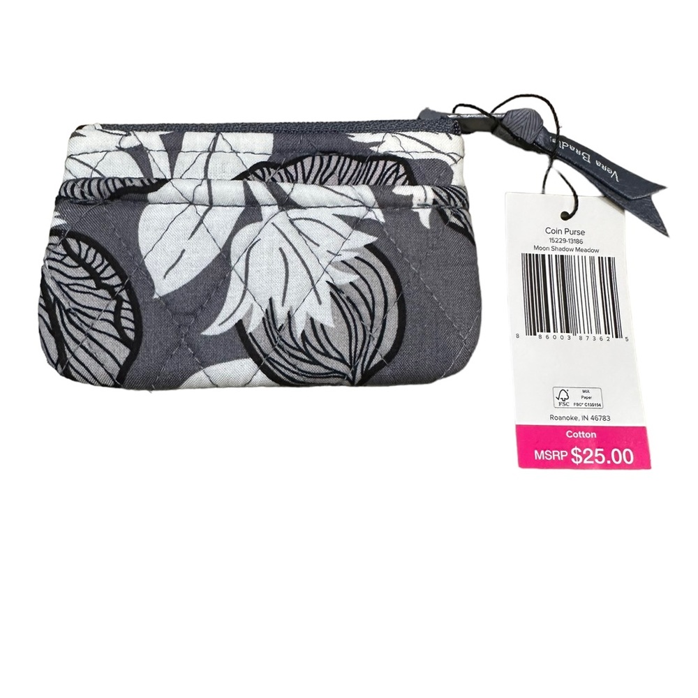 Vera Bradley Moon Shadow Meadow Coin Purse